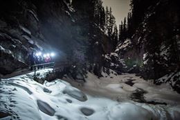Picture of Johnston Canyon Icewalk (Evening)