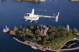 Experience spectacular views of the 1000 Islands on a helicopter tour