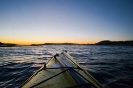Paddle along the coast on a Sunset Halifax Sea Kayaking Tour