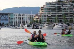 Vancouver Kayaking Sunset Tour from Kitsilano Beach