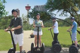 Ride a Segway on a unique Calgary sightseeing tour