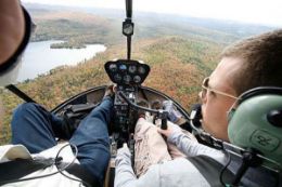 Helicopter flight over Ottawa & the Gatineau Hills
