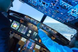 take off and landing - Montreal Flight Simulator Experience