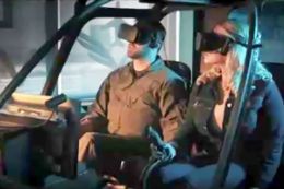 fly a helicopter in a virtual reality simulator experience, Montreal