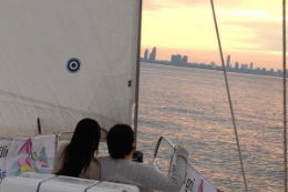 Date night experience – Sailing Toronto Wine and Cheese