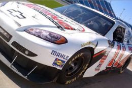 Buckle up and drive a race car at Delaware Speedway.
