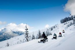 Whistler BC Snowmobile Tour for beginners intermediate